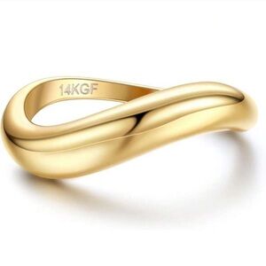 14K Gold Plated Rings For Women Non Tarnish,
